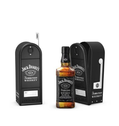 Jack Daniel's Old N°7 Mail Box 40° 70 cl + GBX x 6 bottles